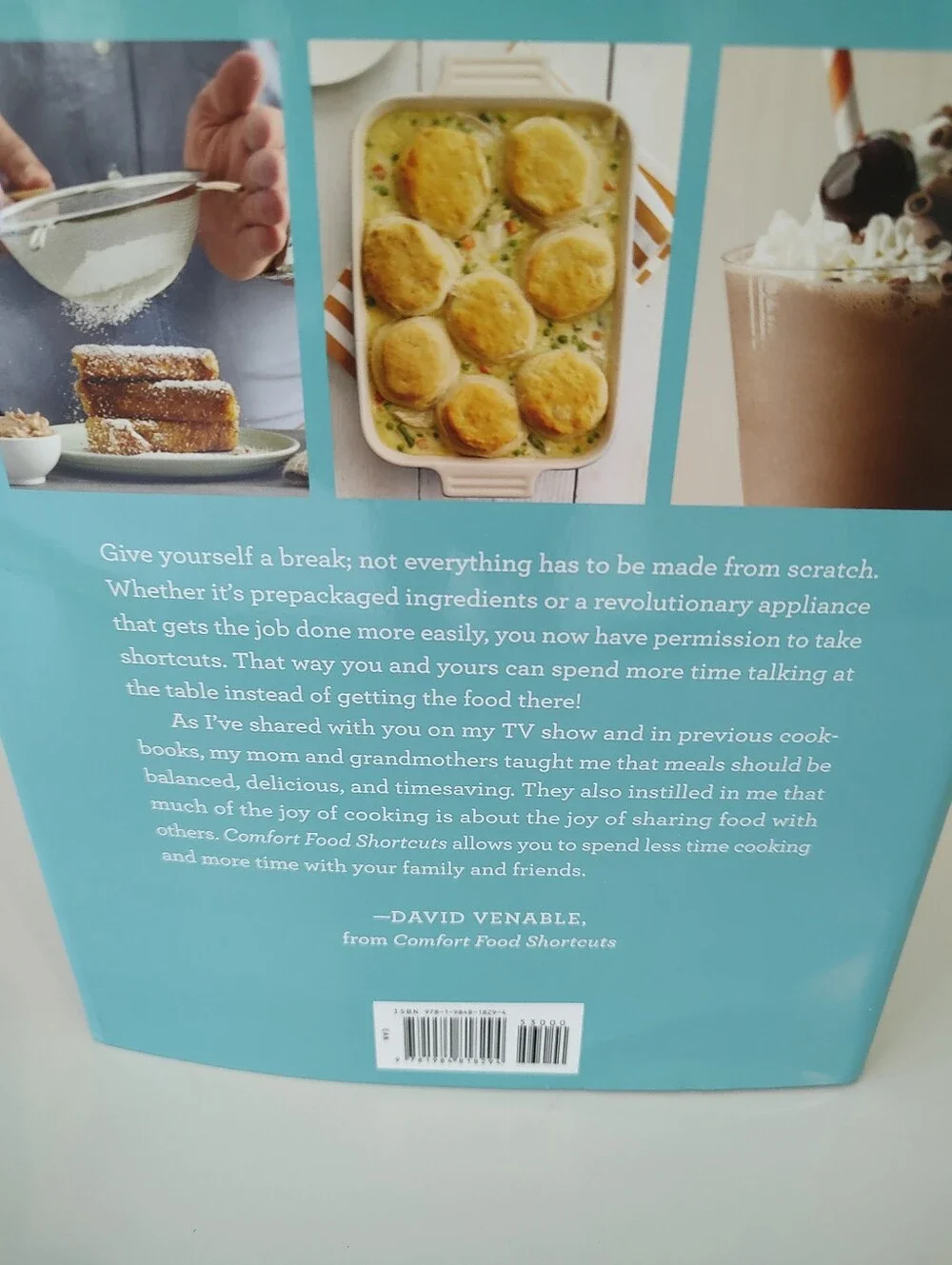 In the Kitchen with David Comfort Food Shortcuts Hardcover Cookbook